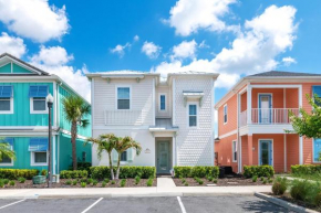 Seashell Cream Cottage with Private Pool near Disney with Margaritaville Resort Access - 8037ST